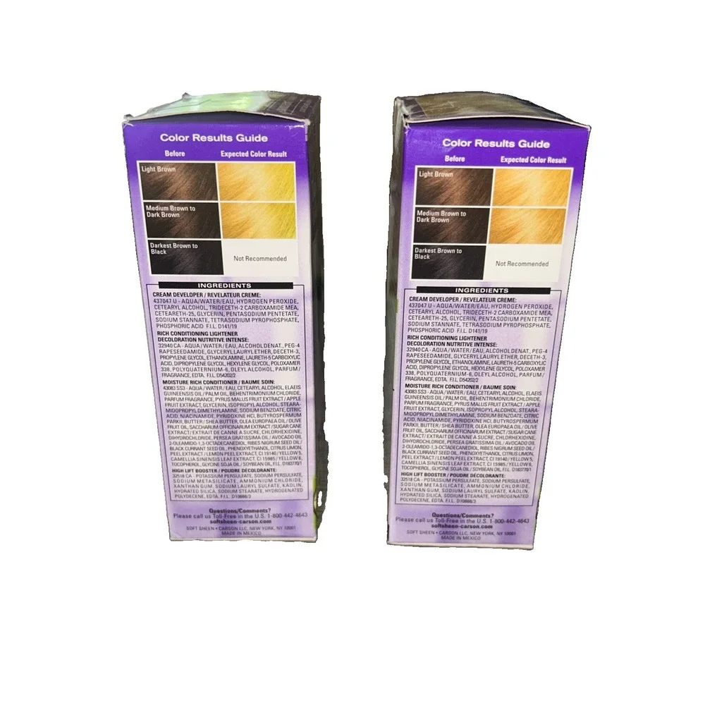 SoftSheen Carson DARK & LOVELY Permanent Haircolor #396 LUMINOUS BLONDE (C) 2 Pk